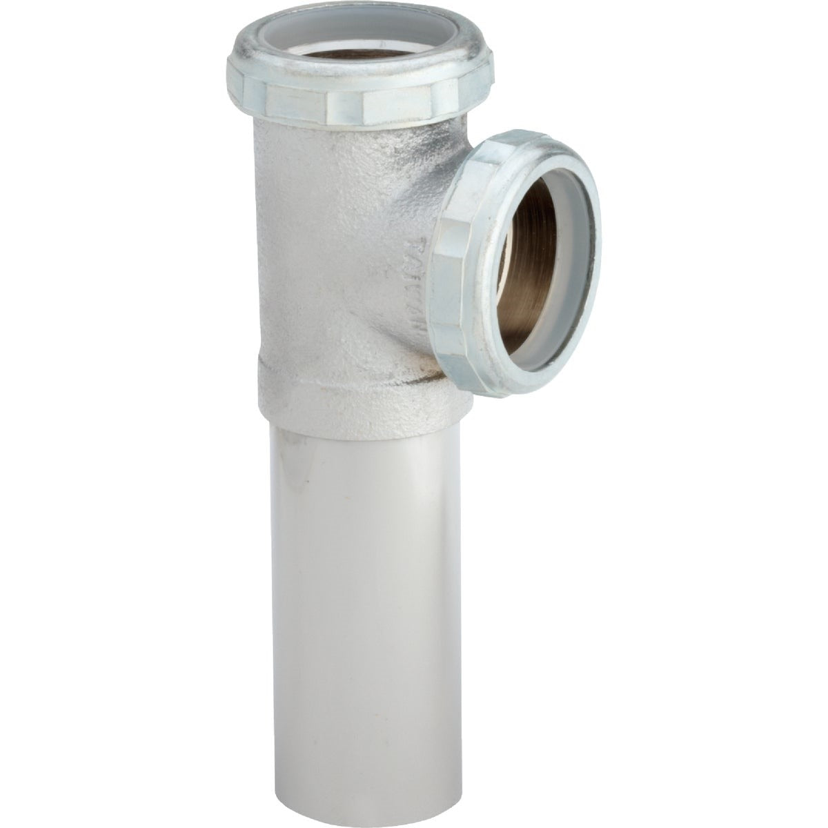 1-1/2 In. Chrome Plated End Outlet Tee