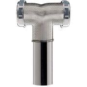 1-1/2 In. Chrome Plated Center Outlet Tee and Tailpiece