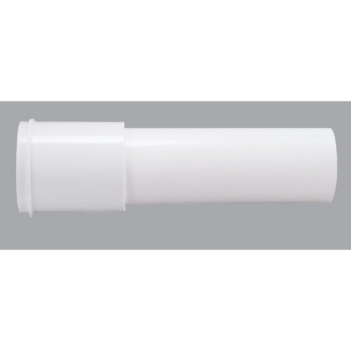 1-1/2 In. x 12 In. White Plastic Extension Tube