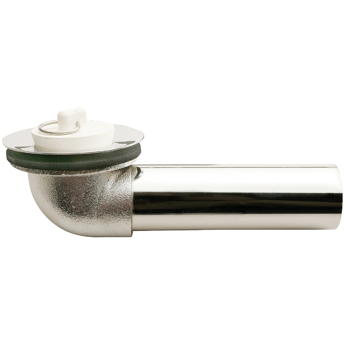 1-3/8 In. Brass Overflow and Waste Shoe with Strainer