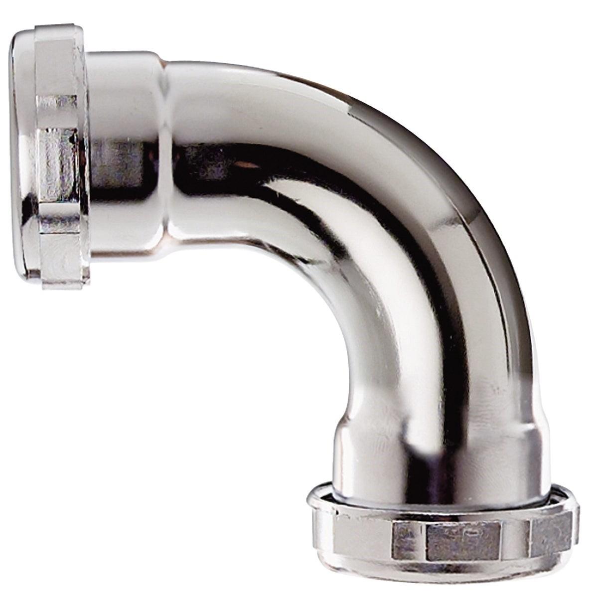 1-1/4 In. Chrome-Plated Elbow