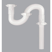 1-1/2 In. x 20-1/2 In. White Plastic S-Trap