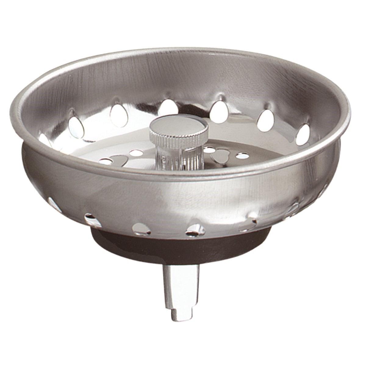 3-1/2 In. Stainless Steel Basket Strainer Stopper
