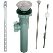 1-1/4 In. Brushed Nickel/Plastic Pop-Up Assembly