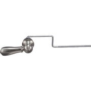 Universal Fit Brushed Nickel Tank Lever with Metal Bent Arm