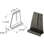 Prime-Line Black Spline Channel Pull Tab (25-Pack)