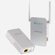NETGEAR - Powerline AC1000 Wi-Fi Access Point and Adapter - White