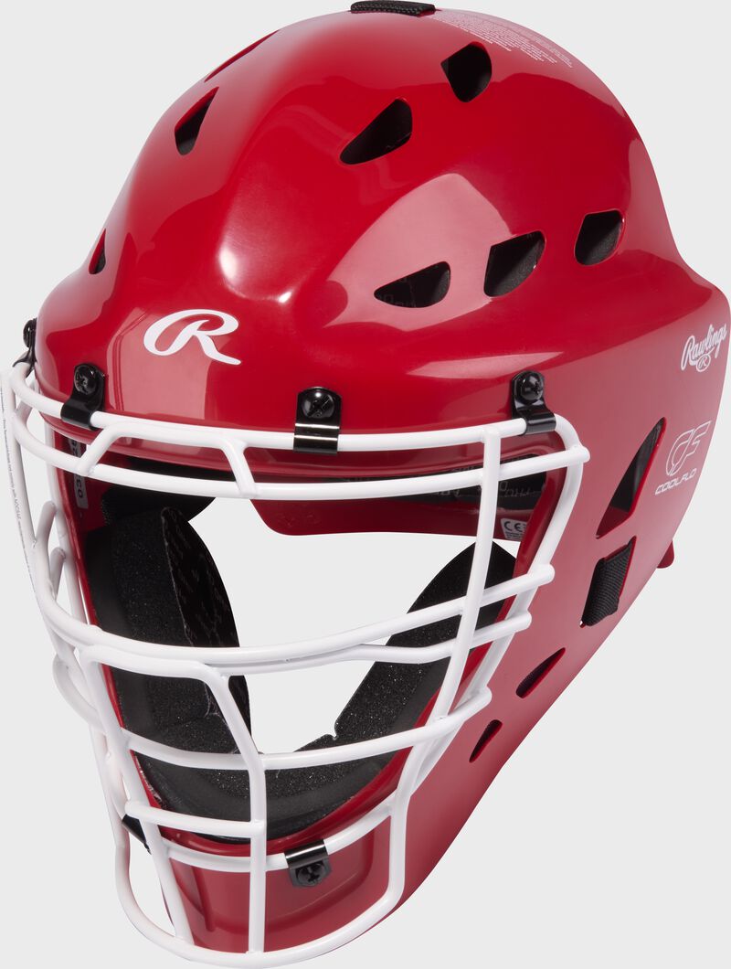 Rawlings Players 3 Series Youth Catchers Set - Scarlet/White