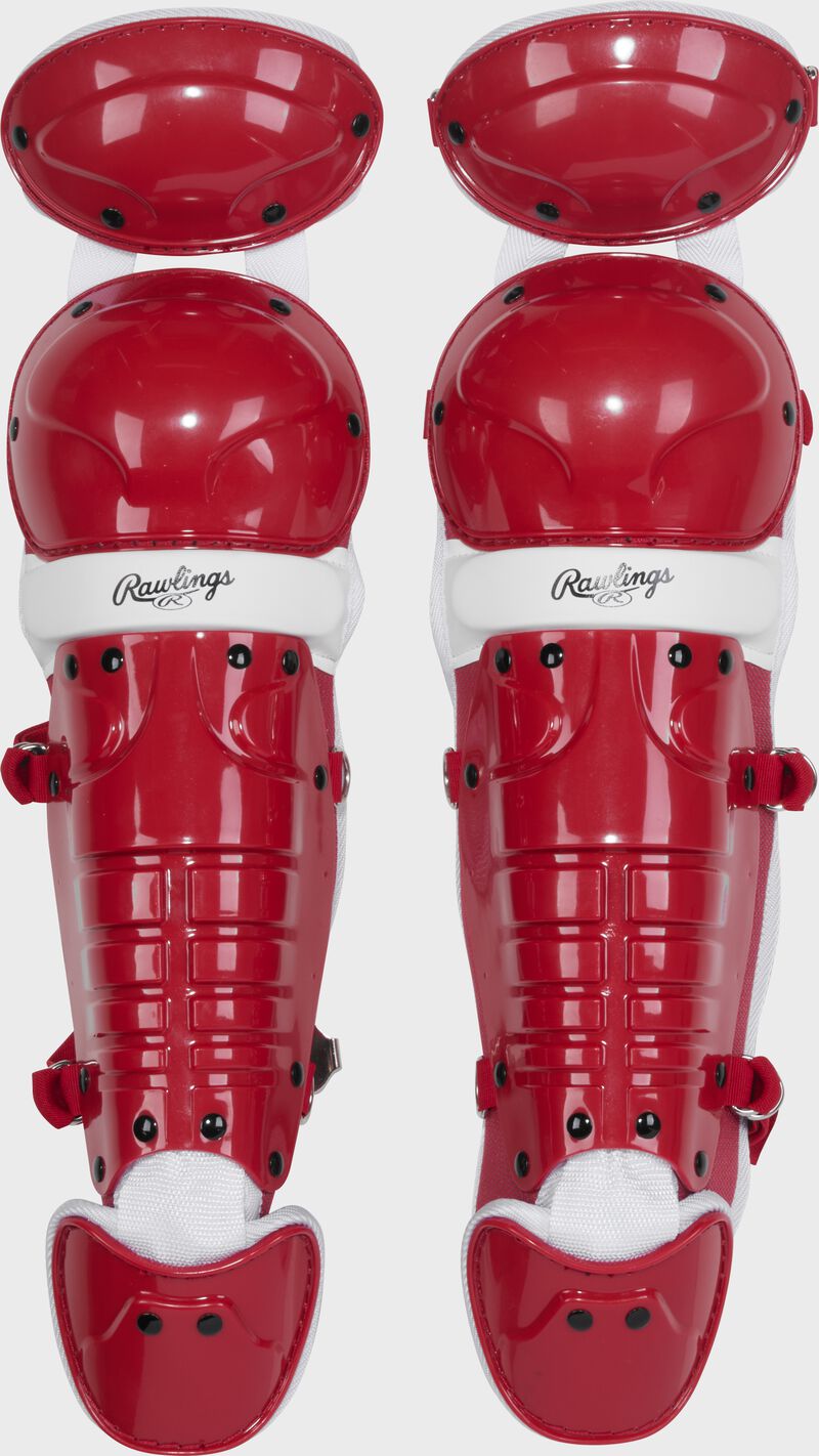 Rawlings Players 3 Series Junior Catchers Set - Scarlet/White