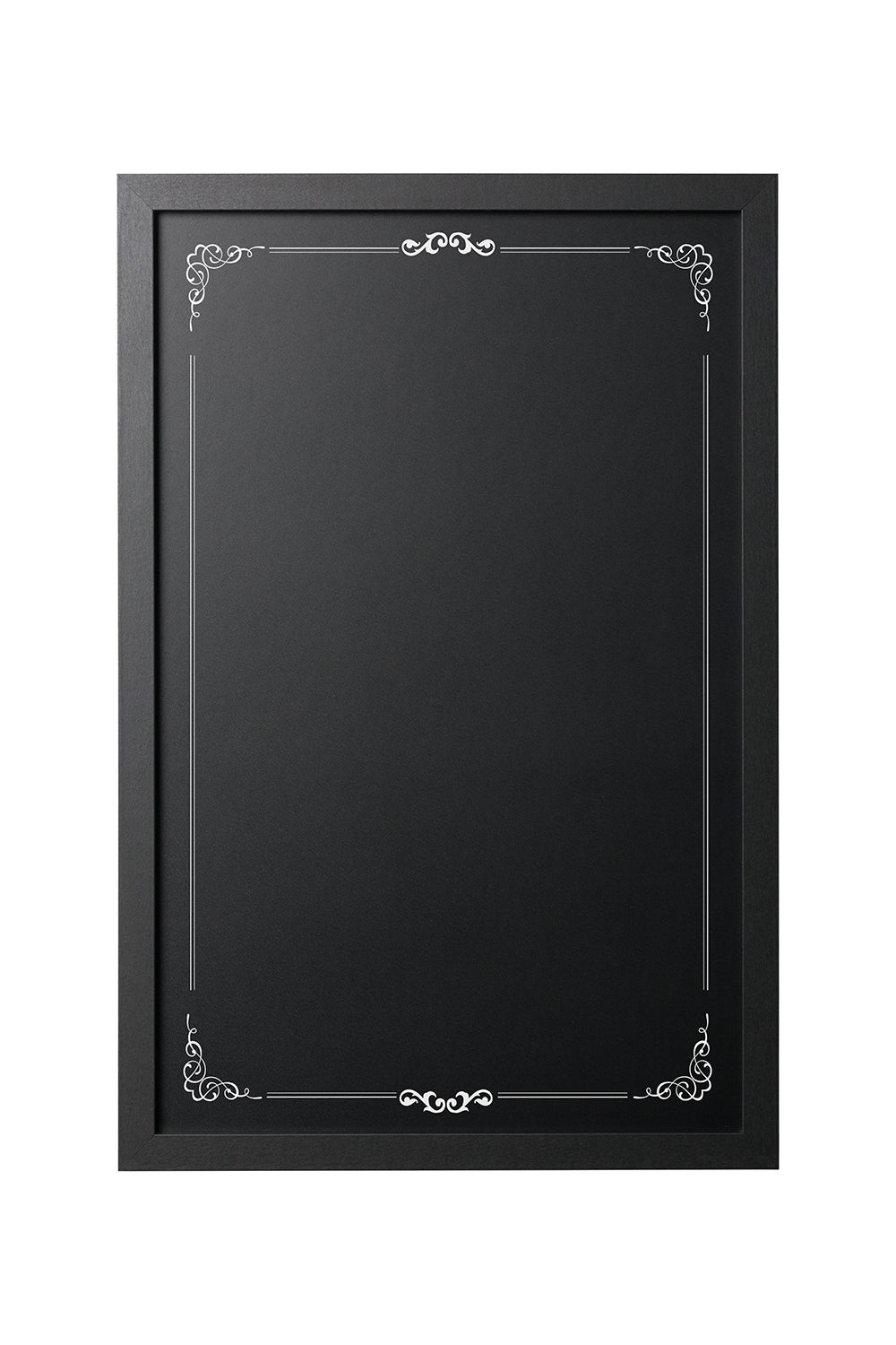 MasterVision Essentials Wallmount Chalkboard 16x24" Black Frame