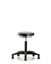 Polyurethane Stool - Medium Bench Height with Stationary Glides
