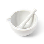 United Scientific® Mortar & Pestle Set, Porcelain, Fully Glazed, 500 mL