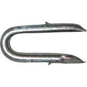 PrimeSource 1-1/4 In. 8 ga Single Barb Galvanized Fence Staple (450 Ct., 5 Lb.)