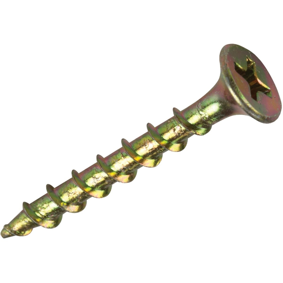 #6 x 1-1/4 In. CoarseThread Yellow Zinc Multipurpose Drywall Screw (1 Lb.-Box)