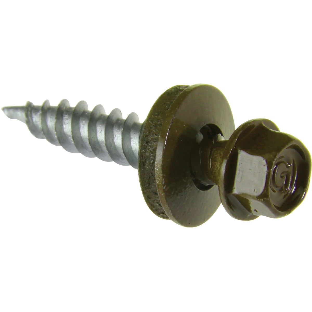 #9 x 1-1/2 In. Hex Washered Green Framing Screw (250 Ct.)
