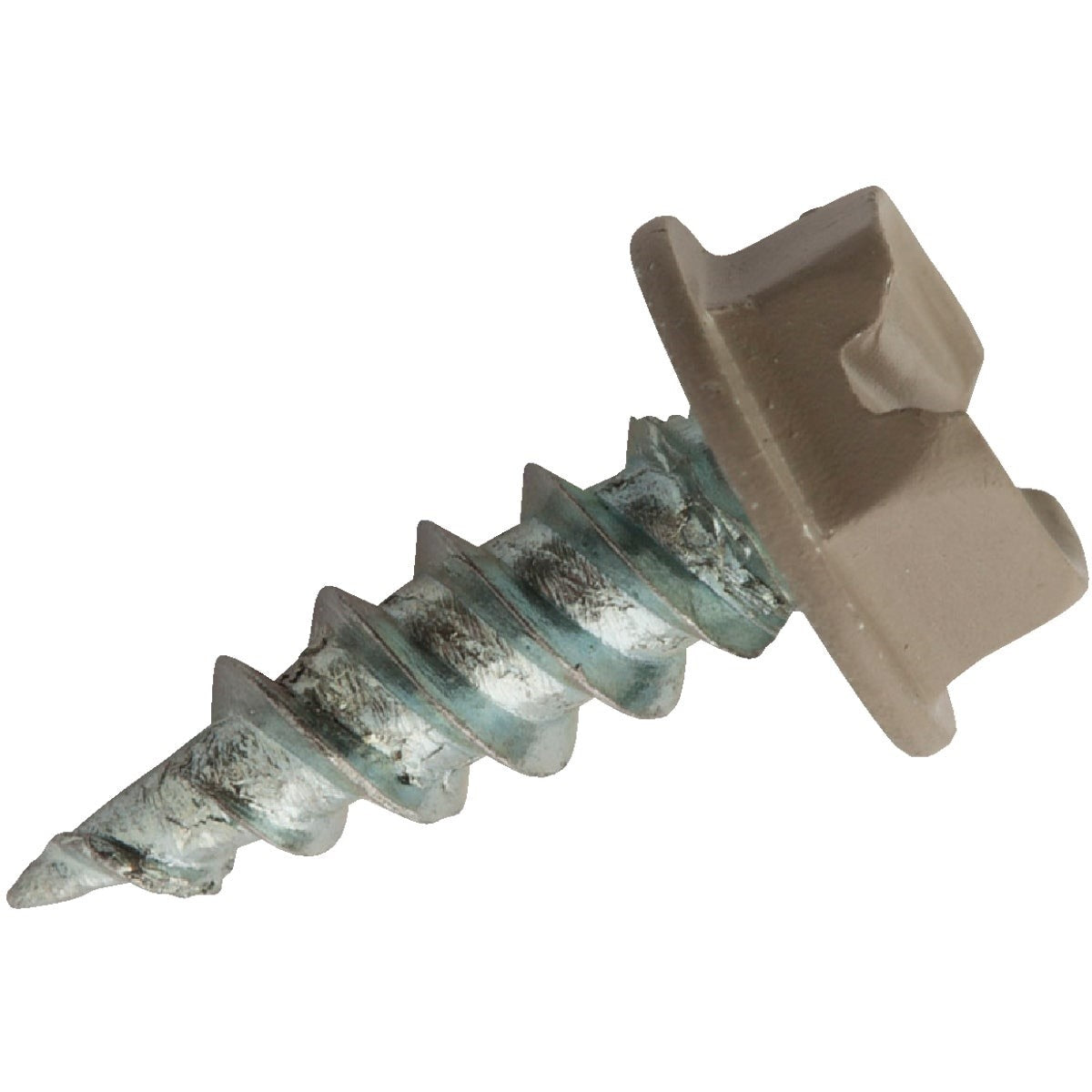 #8 x 1/2 In. Clay Slotted Hex Washer Head Screw (100 Ct.)
