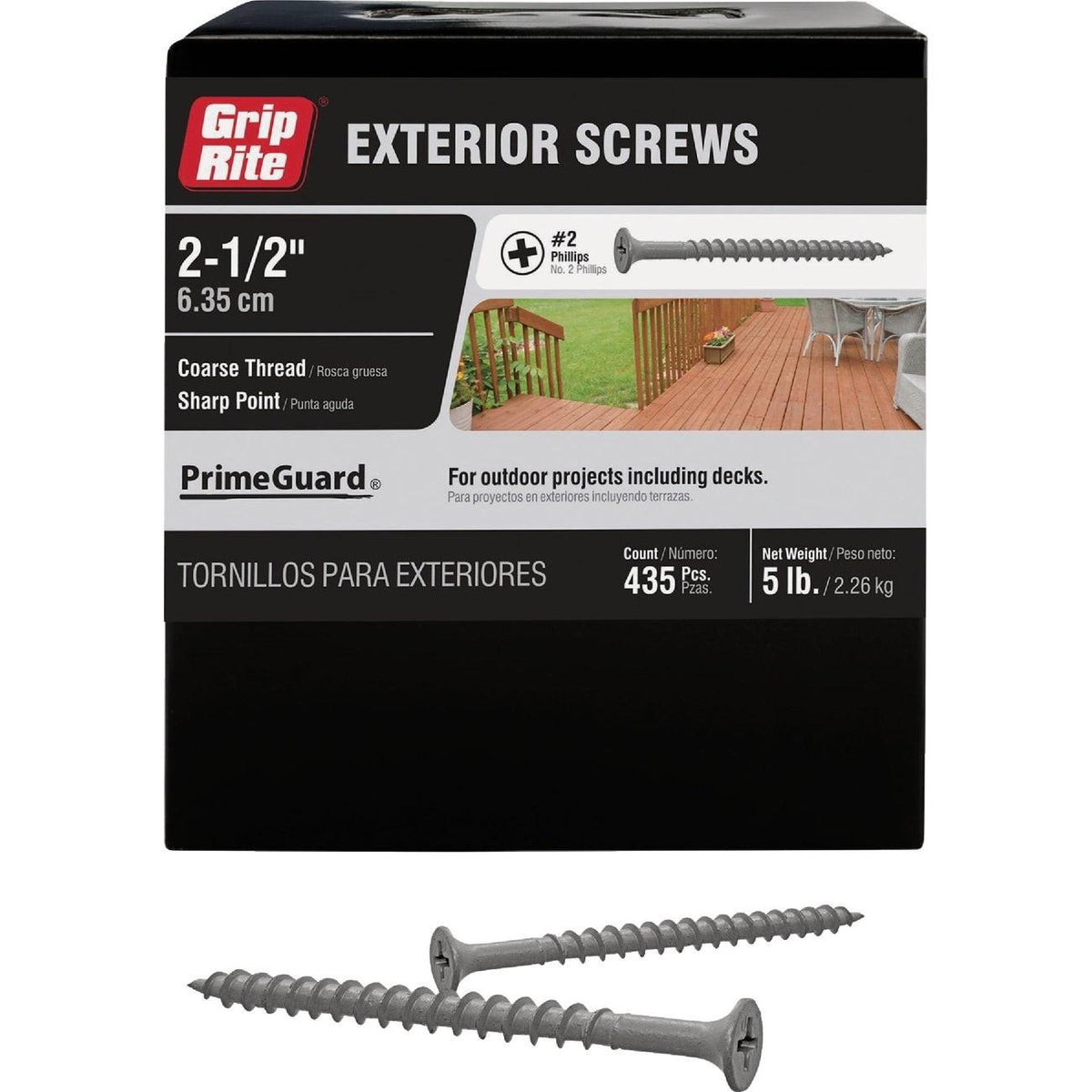 Do it Best PrimeGuard #10 x 2-1/2 In. Exterior Screw (5 Lb.)