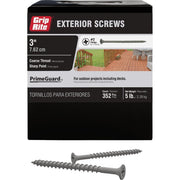 Grip-Rite PrimeGuard #10 x 3 In. Exterior Screw (5 Lb.)