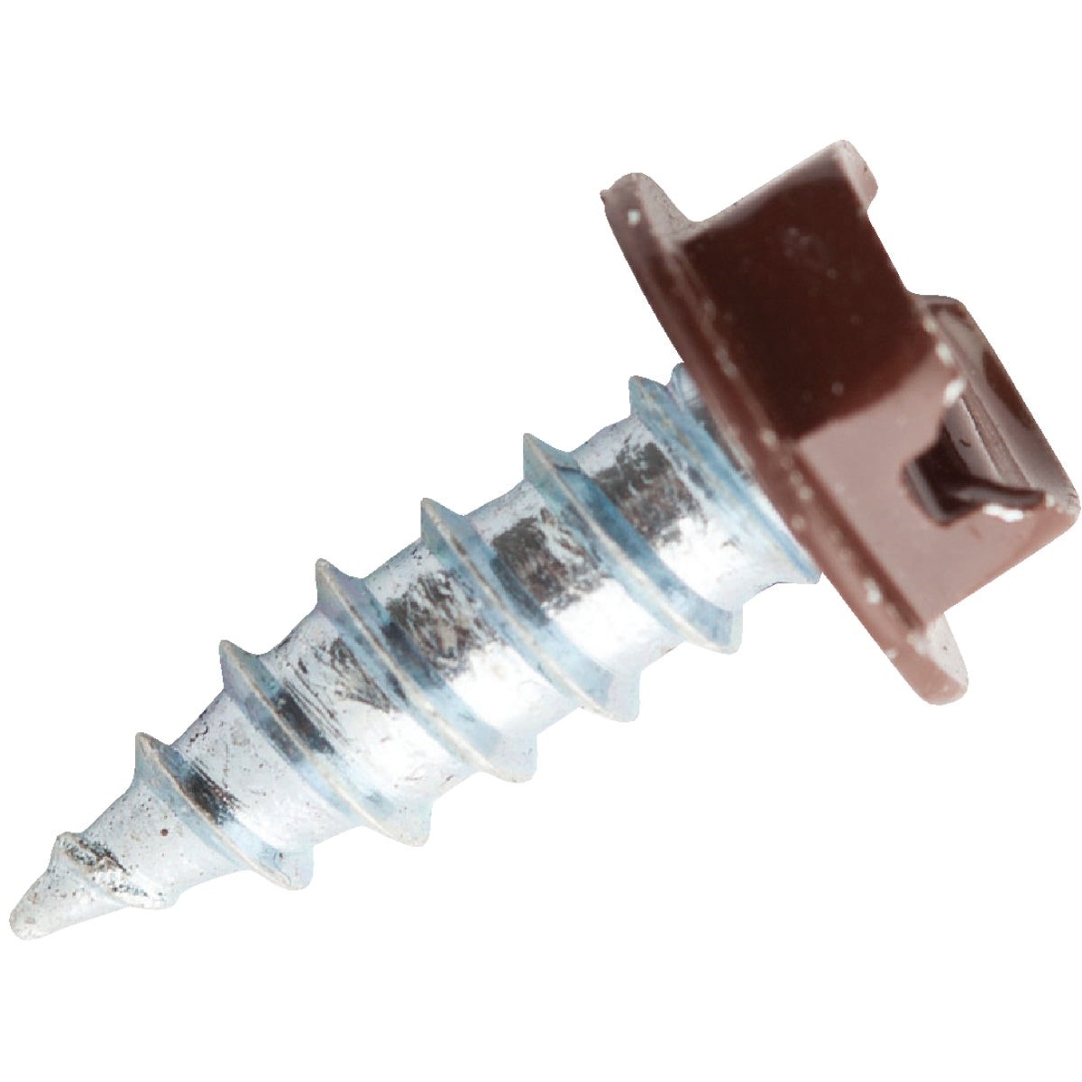 #8 x 1/2 In. Brown Slotted Hex Washer Head Screw (100 Ct.)