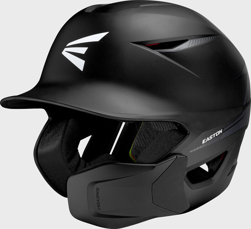 Easton Pro Max With Multi-Adjust Jaw Guard Large/Xlarge Batting Helmet - Large/Extra Large - Black