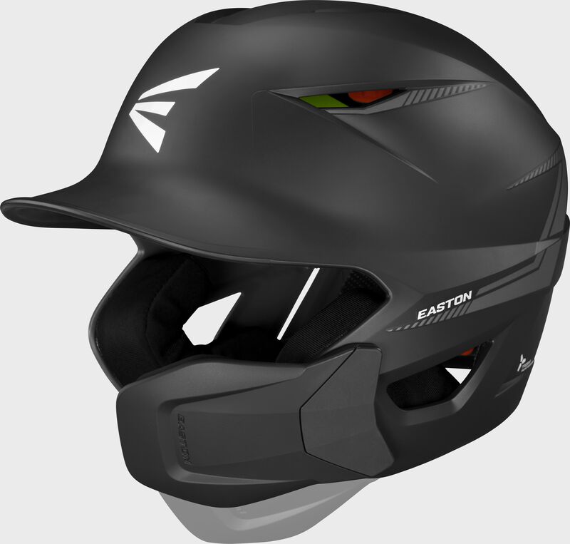 Easton Pro Max With Multi-Adjust Jaw Guard Large/Xlarge Batting Helmet - Large/Extra Large - Black