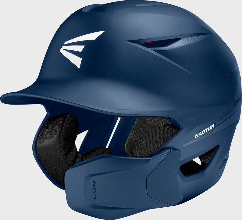 Easton Pro Max With Multi-Adjust Jaw Guard Medium/Large Batting Helmet - Navy