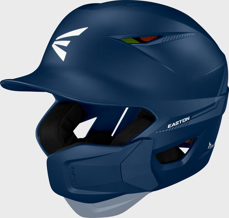 Easton Pro Max With Multi-Adjust Jaw Guard Medium/Large Batting Helmet - Navy