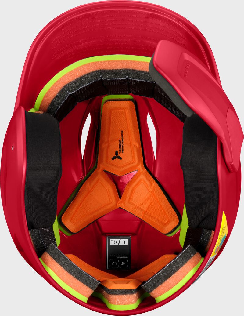 Easton Pro Max With Multi-Adjust Jaw Guard Large/Xlarge Batting Helmet - Large/Extra Large - Red