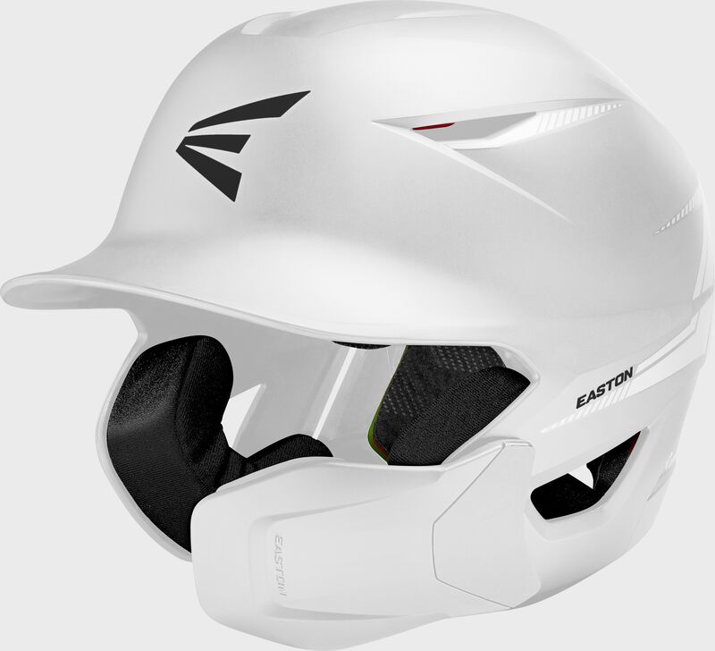 Easton Pro Max With Multi-Adjust Jaw Guard Large/Xlarge Batting Helmet - Large/Extra Large - White