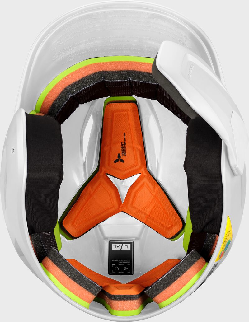Easton Pro Max With Multi-Adjust Jaw Guard Medium/Large Batting Helmet - White