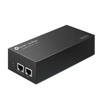 TP-Link Omada PoE++ Injector - 1 X RJ-45 Input Port(s) - 1 X RJ-45 Output Port(s) - 90 W
