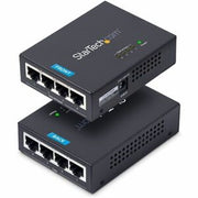 StarTech.com - StarTech 4-Port Gigabit PoE+ Injector, Midspan Hub, 54V/30W - 802.3at/802.3af | POEINJ4G-US