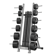 ProElite Pump 10 Set Gray W/Rack & Lock Jaw Collars