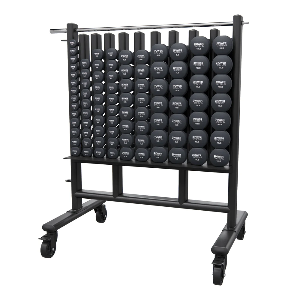 Premium Dumbbell Rack w/44 Pairs Premium Neoprene Dumbbells