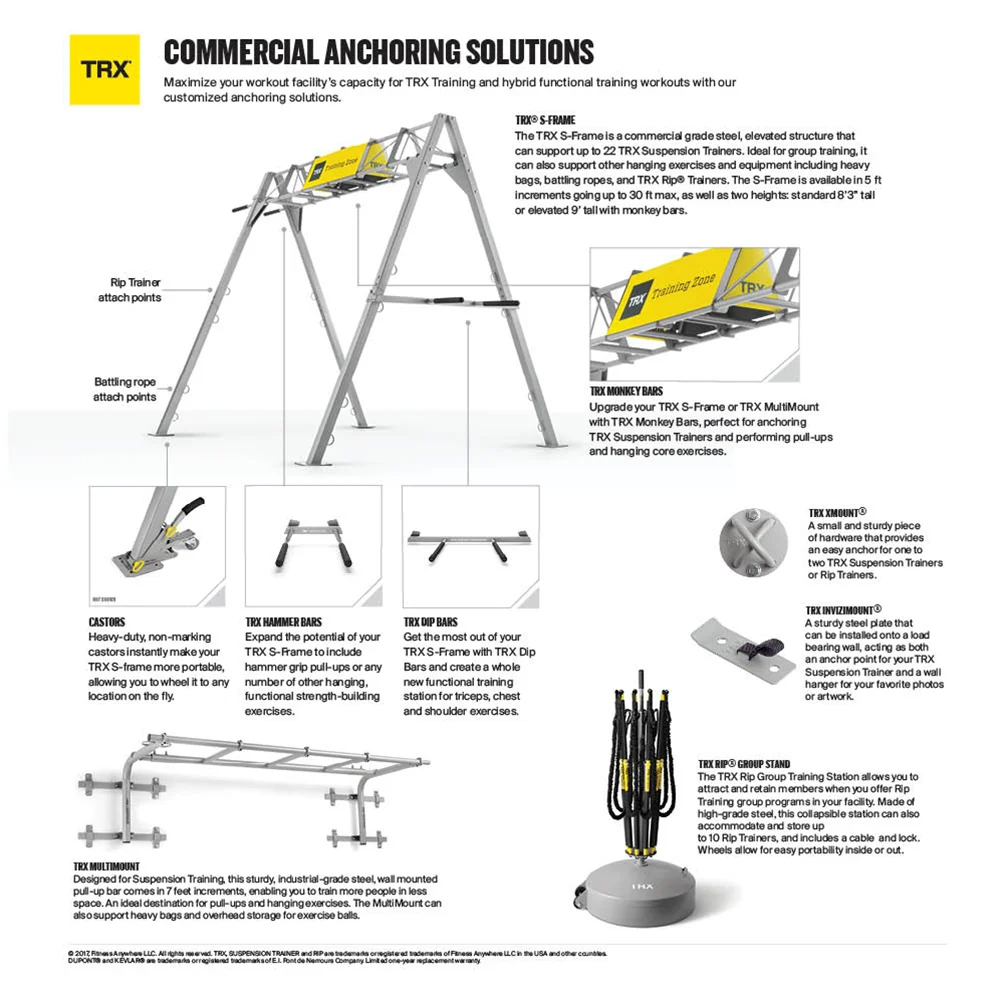 TRX S-Frame 30 ft. - Elevated