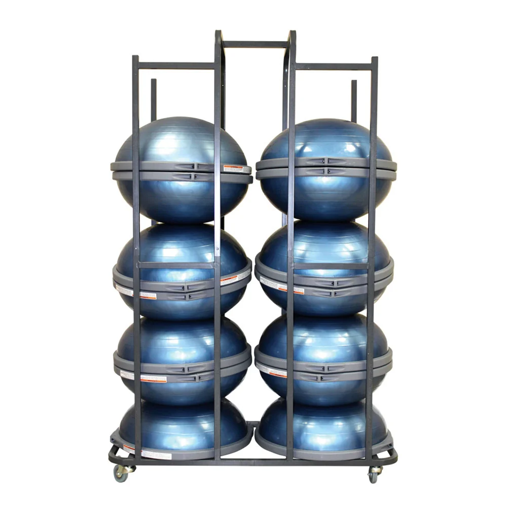 BOSU Storage Rack w/14 BOSU Pro Balance Trainer