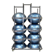 BOSU Storage Rack w/14 BOSU Pro Balance Trainer