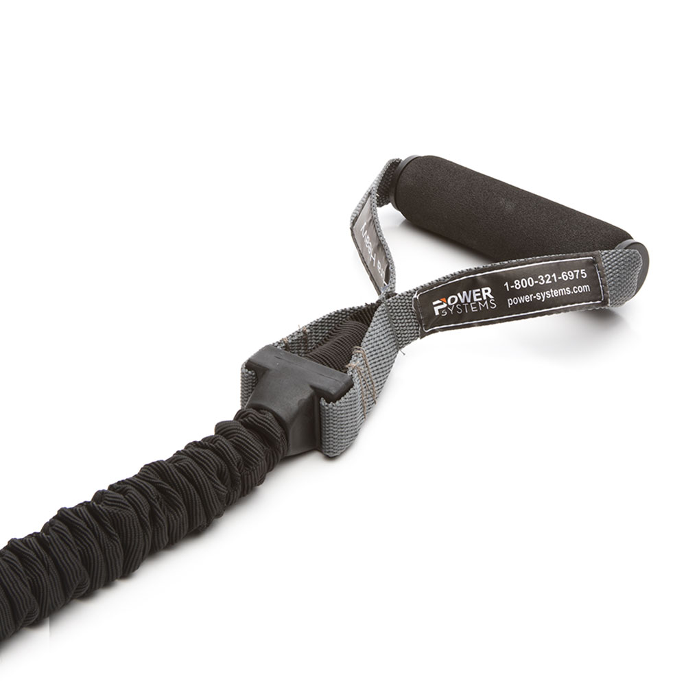 Power Systems Covered Resistance Tubing (48in) - Ultra Heavy - Gray