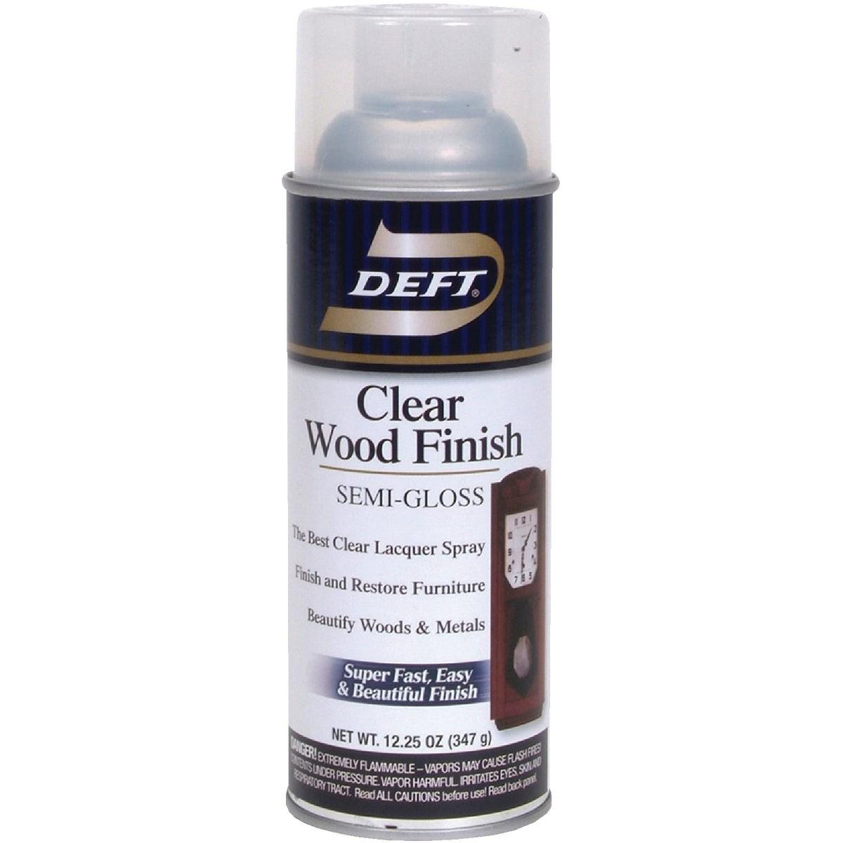 ProLuxe 12.25 Oz. Semi-Gloss Clear Wood Finish Interior Spray Lacquer
