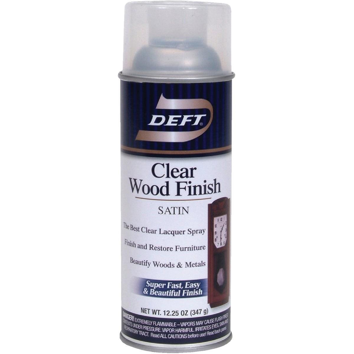 ProLuxe 12.25 Oz. Satin Clear Wood Finish Interior Spray Lacquer