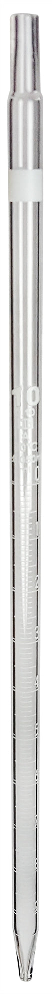 Pipette Mohr's 10ml x 0.1ml Borosilicate Glass. Class B.
