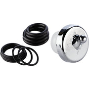 PPP Flip-it Fit All Bathtub Drain Stopper with Chrome Finish