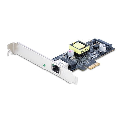 StarTech.com 1-Port 2.5Gbps NBASE-T PoE Network Card Intel I225-V 802.3af/at PoE+ Multi-Gigabit NIC PCI Express Server LAN Card SATA Powered Desktop E