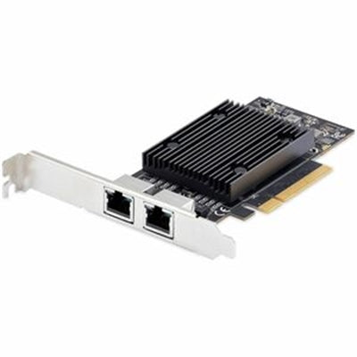 StarTech.com 2-Port PCIe 10Gb Ethernet Network Card 10GbE Network Interface Card Broadcom BCM57416 Chipset Dual RJ45 10GBase-T/Gigabit NIC Card TAA