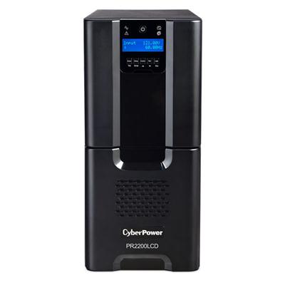 CyberPower PR2200LCD Smart App Sinewave UPS Systems - 2200VA/1980W, 120 VAC, NEMA L5-30P, Tower, Sine Wave, 10 Outlets, LCD, $375000 CEG- PR2200LCD