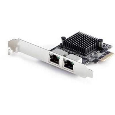 StarTech.com 2-Port 5G Gigabit PCIe Network Adapter Card 5G/2.5G/1G/100M/10M PCI Express LAN Card Realtek RTL8126 Windows and Linux TAA Compliant