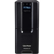 CyberPower PR3000LCD Smart App Sinewave UPS Systems - 3000VA/2700W, 120 VAC, NEMA L5-30P, Tower, Sine Wave, 10 Outlets, LCD, $375000 CEG- PR3000LCD
