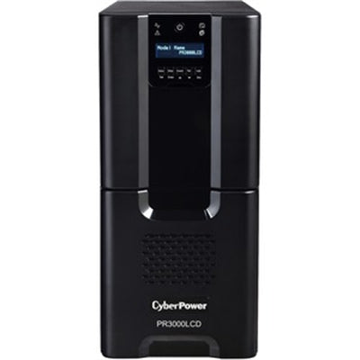 CyberPower PR3000LCD Smart App Sinewave UPS Systems - 3000VA/2700W, 120 VAC, NEMA L5-30P, Tower, Sine Wave, 10 Outlets, LCD, $375000 CEG- PR3000LCD
