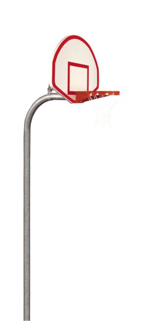 4-1/2"x 5'  Heavy Duty Steel Fan Playground Basketball System