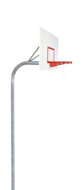 4-1/2" Heavy Duty Steel Rectangle Playground Basketball System